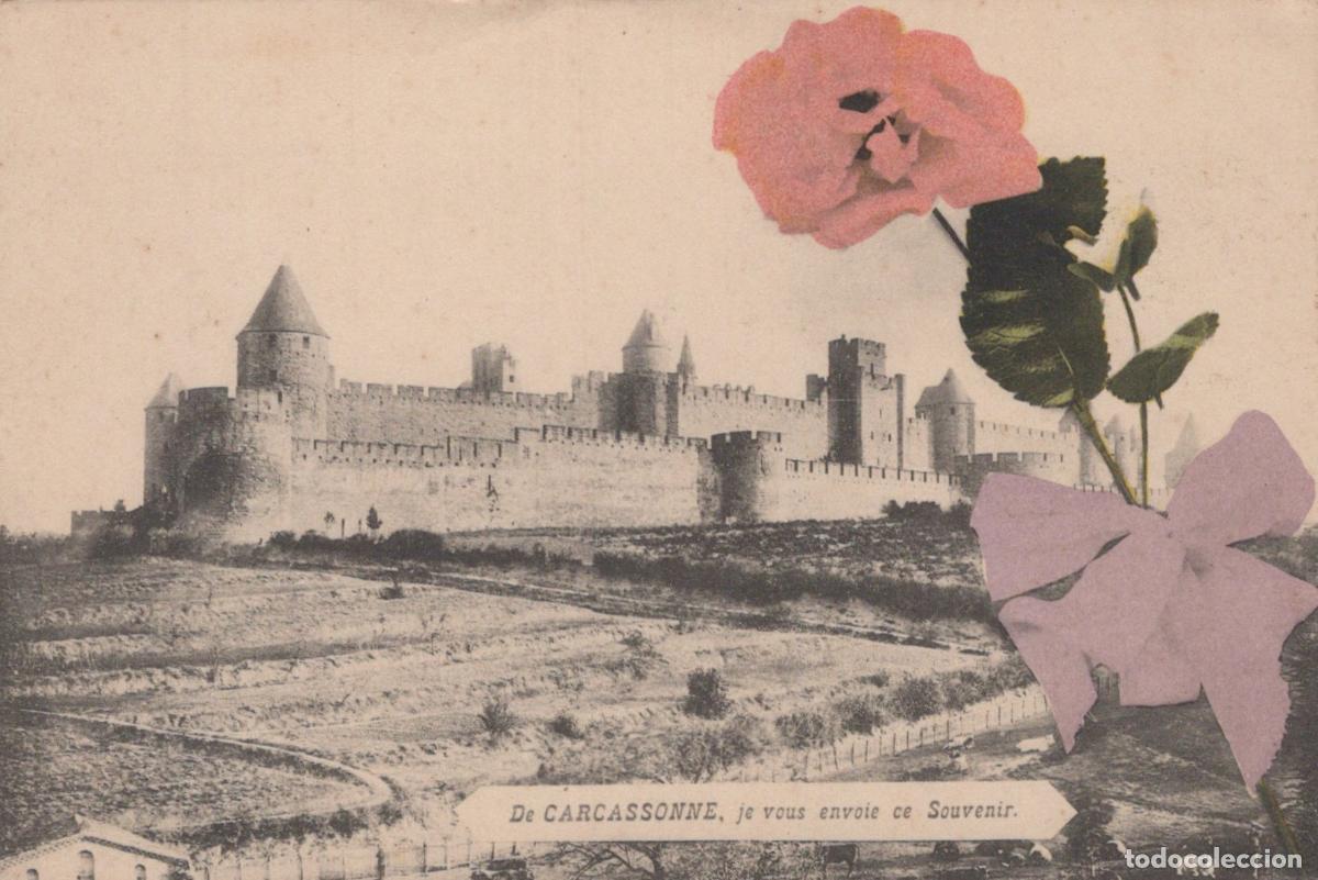 Postales: France Carcassonne Medieval City Walls And Castle Unposted *YBC668