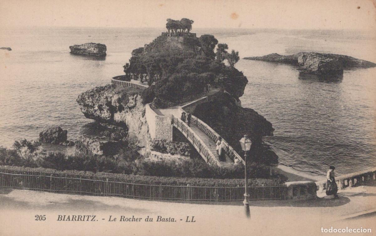 Postales: France Biarritz The Rock Of Basta Unposted *YBC670