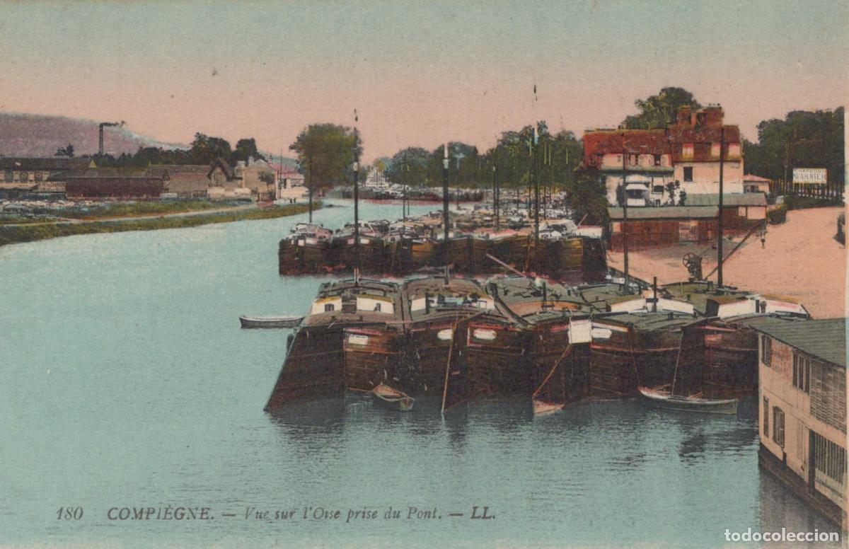 Postales: France Compiegne View On The Oise River From The Bridge Unposted *YBC695