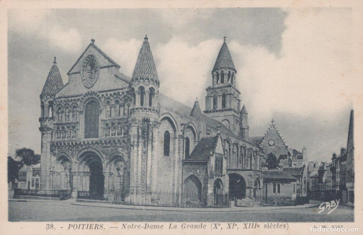 Postales: France Poitiers Notre Dame La Grande Church In Unposted *YBC699
