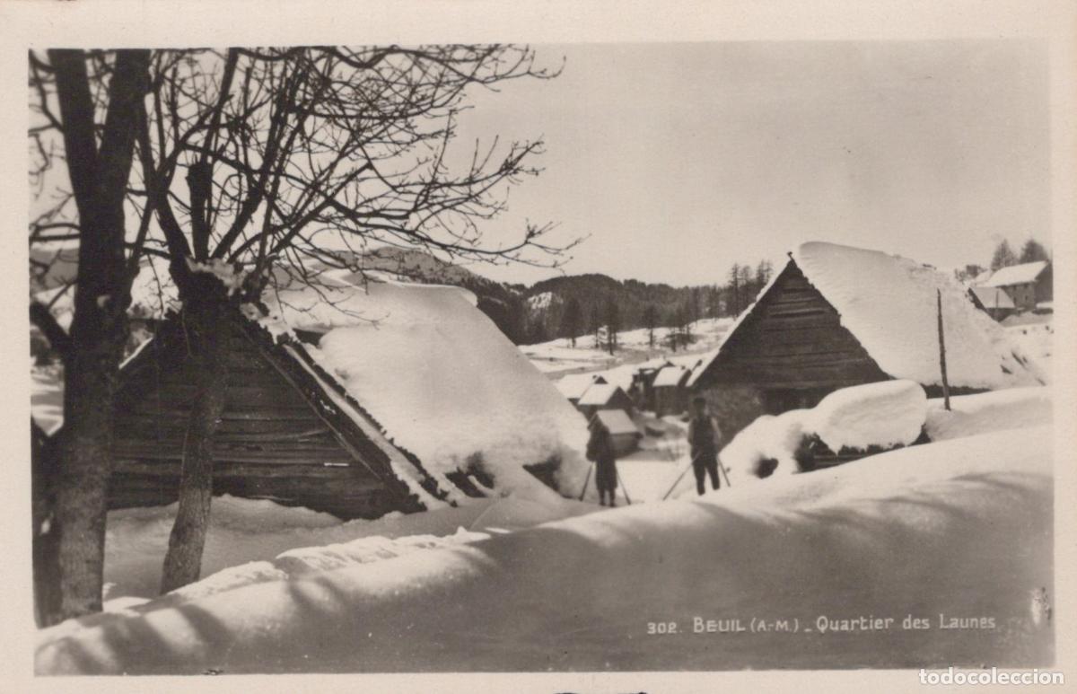 Postales: France Beuil Quartier Des Launes Winter Landscape With Snow Unposted *YBC805