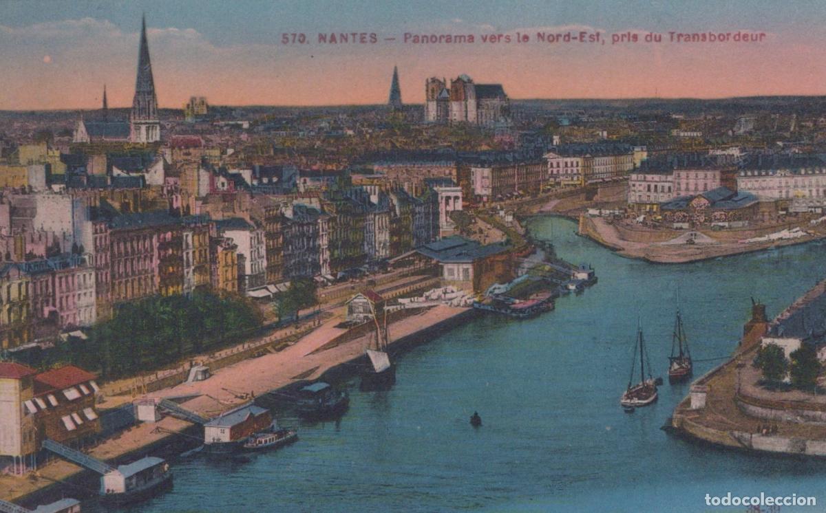 Postales: France Nantes Panorama Towards The North East From The Unposted *YBC726