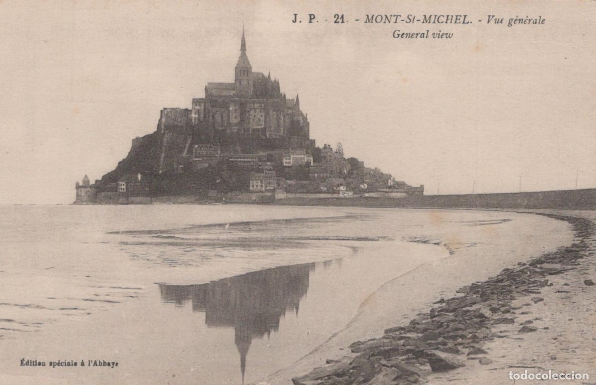 Postales: France Le Le Mont Saint Michel General View Of The Mont Saint Unposted *YBC379