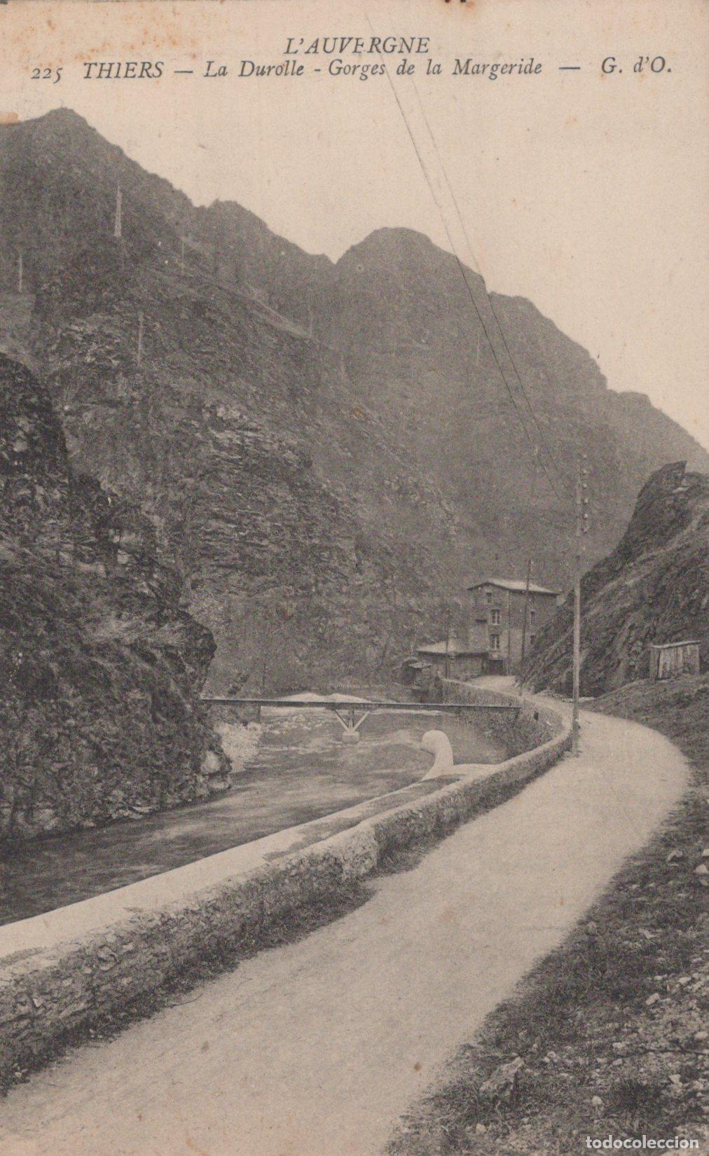 Postkarten: France Thiers Auvergne La Durolle River And Gorges De La Unposted *YBC871