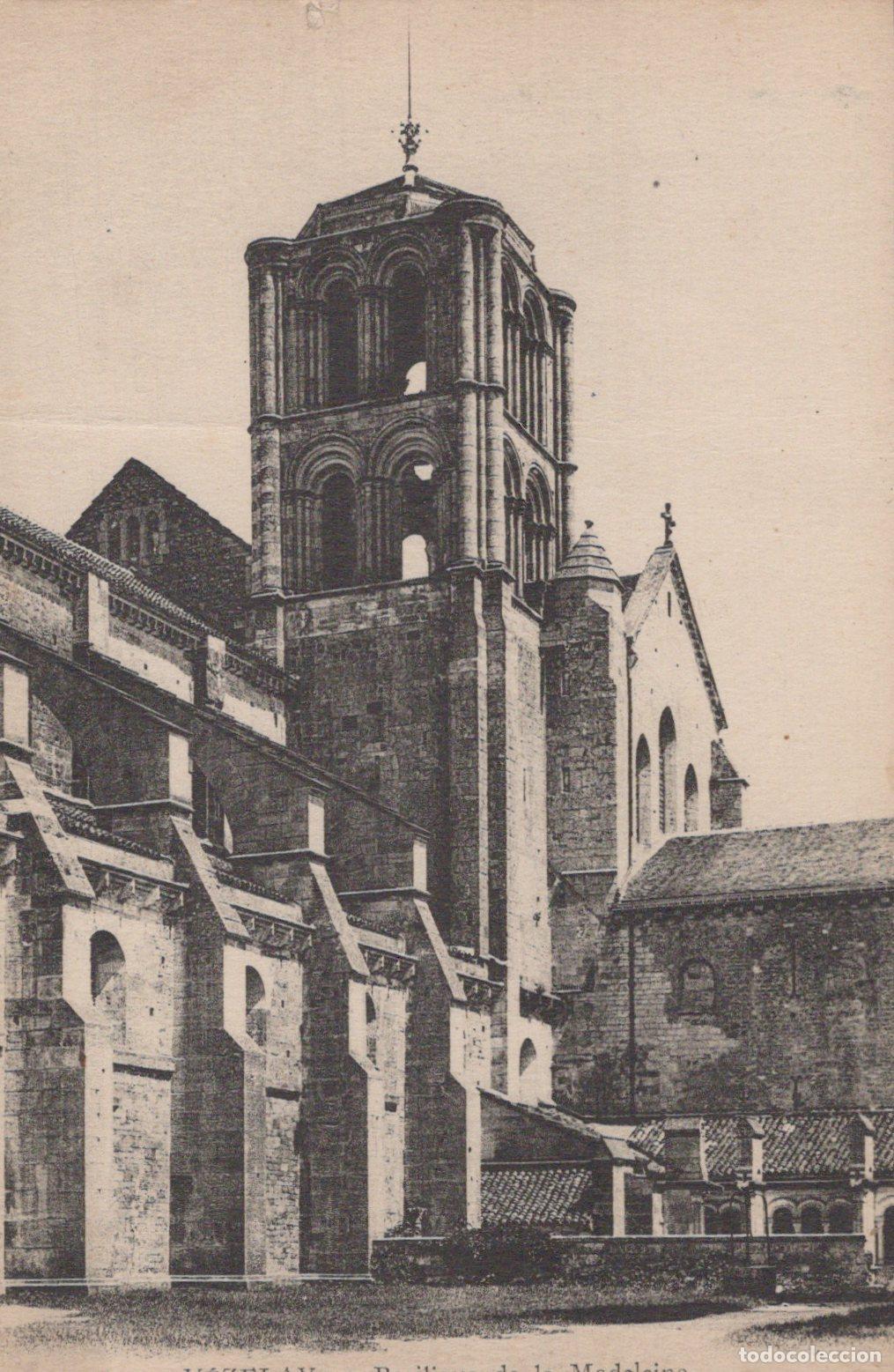 Postales: France Vezelay Basilica Of Saint Mary Magdalene Exterior View Unposted *YBC854