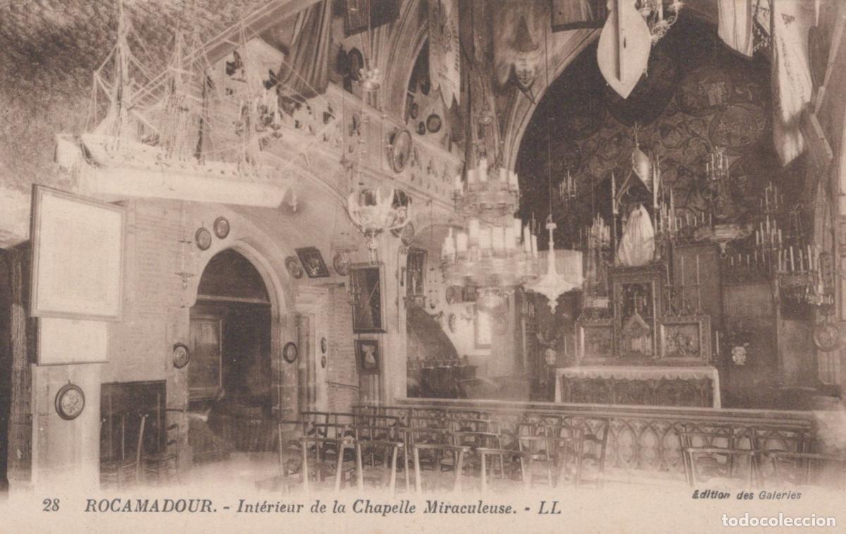 Postales: France Rocamadour Interior Of The Miraculous Chapel In Unposted *YBC539