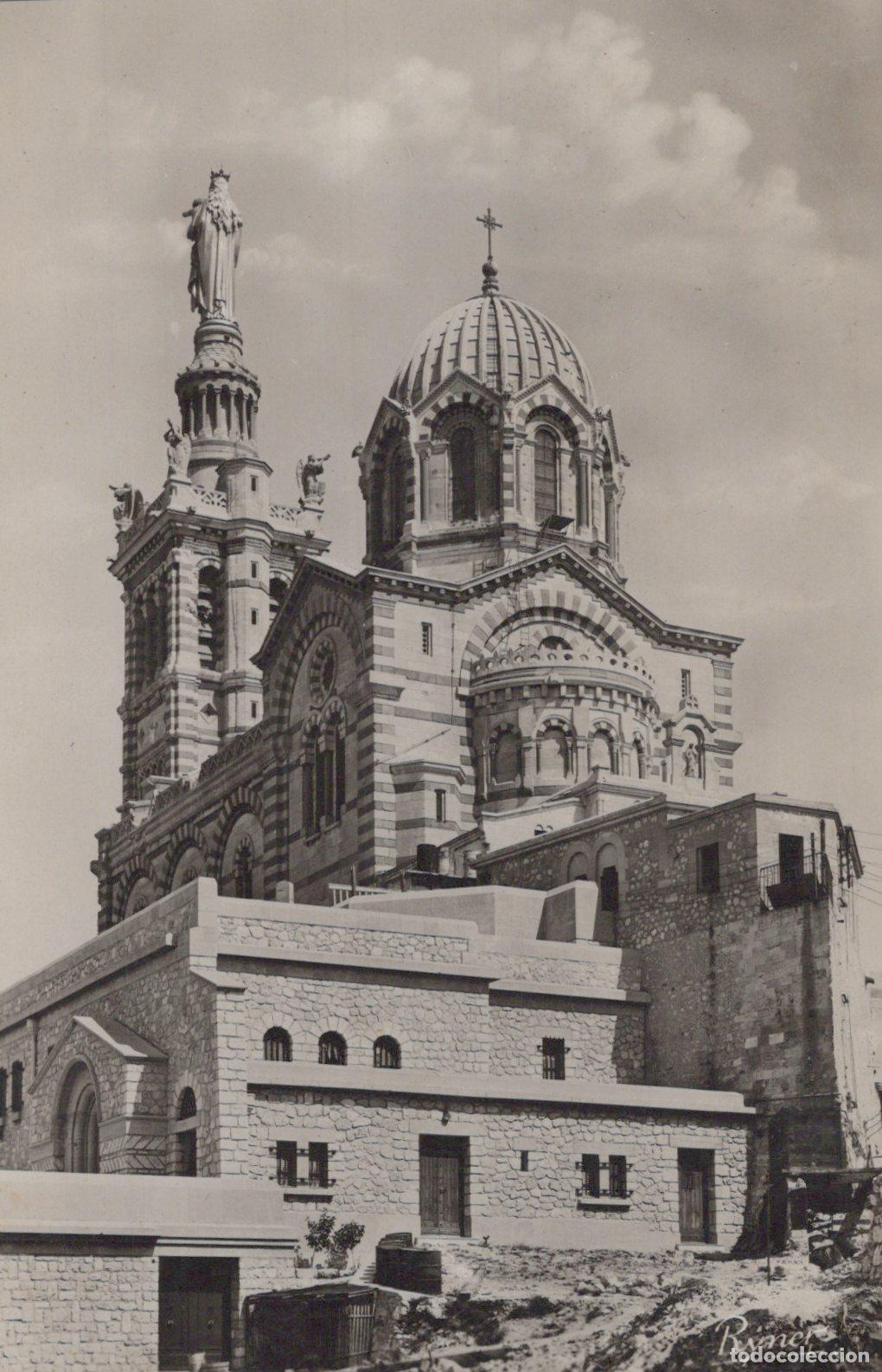 Postales: France Marseilles Basilica Of Notre Dame De La Garde In Unposted *YBC856