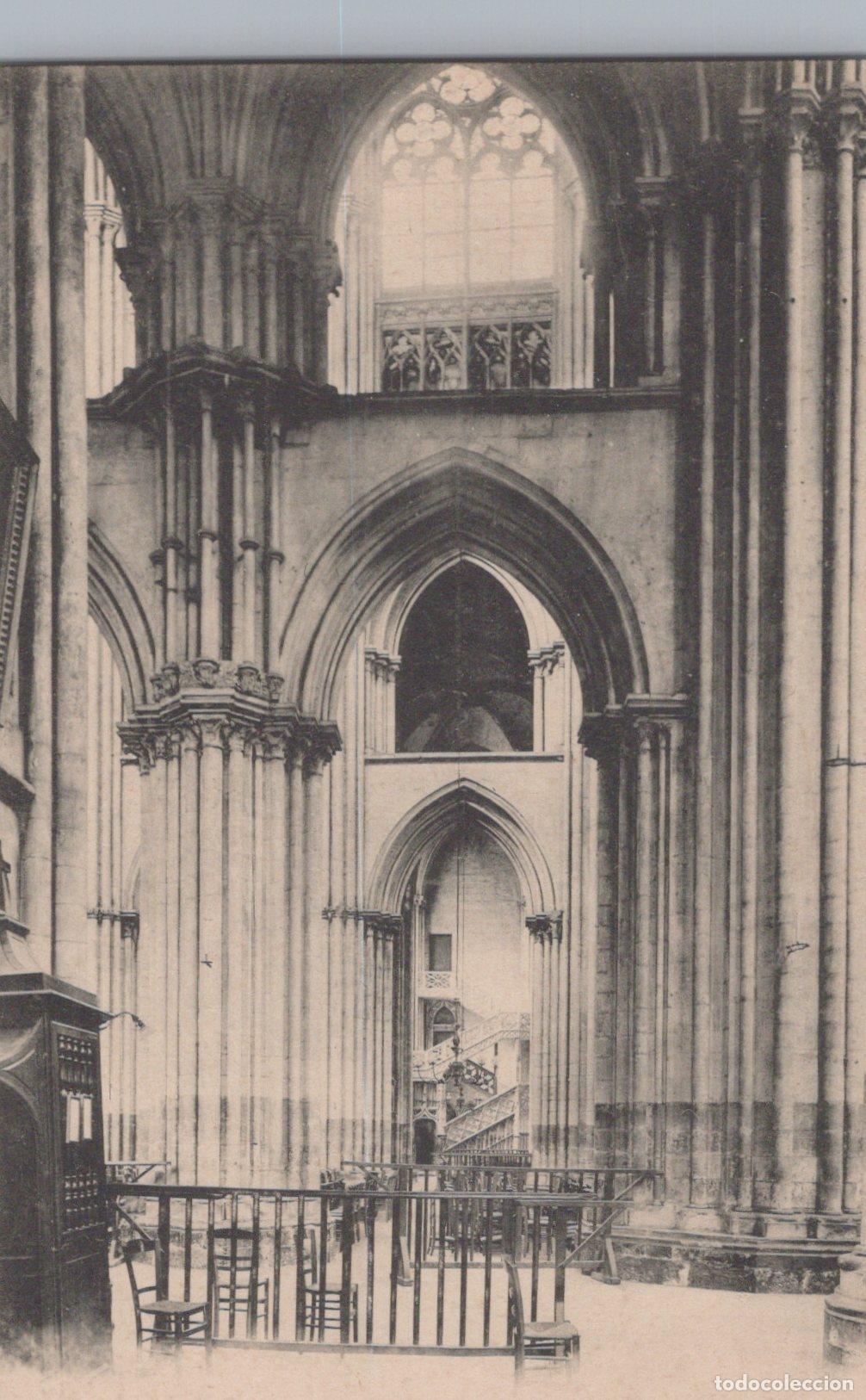 Postales: France Reims Interior View Of The Gothic Cathedral In Unposted *YBC887