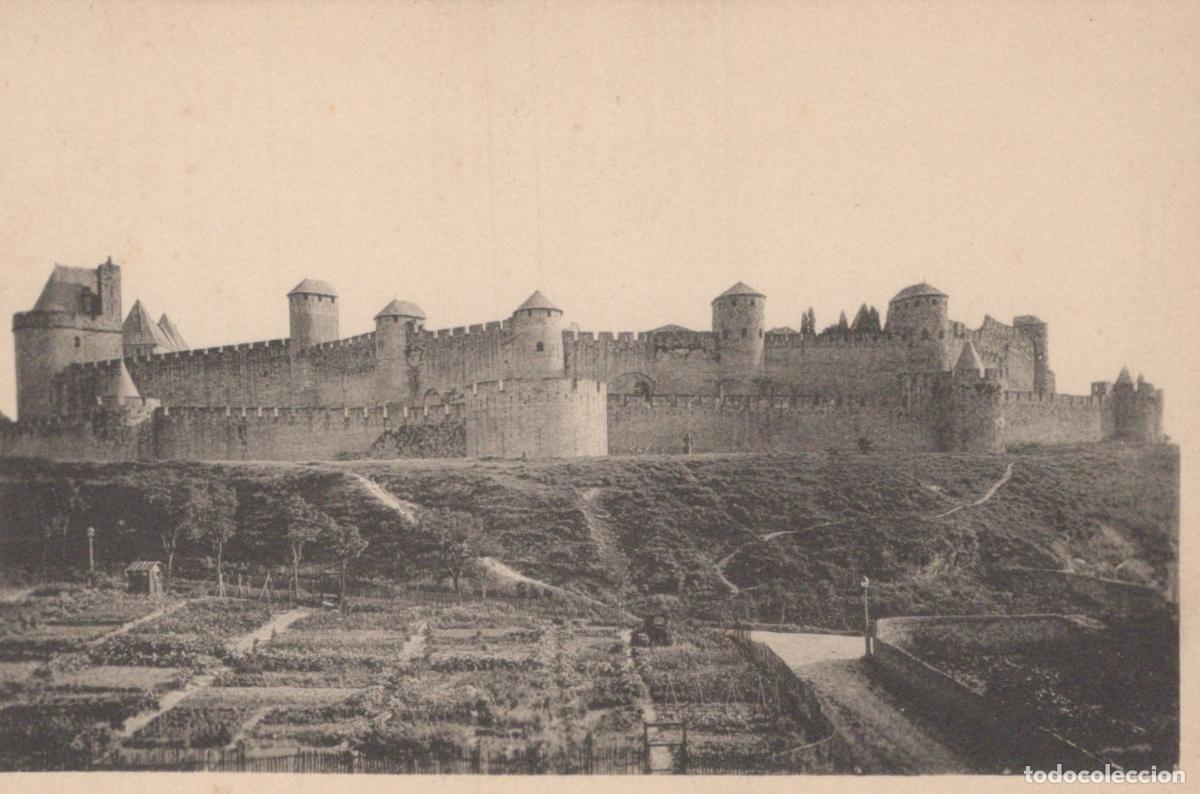 Postales: France Carcassonne City Walls North Ensemble View Unposted *YBC567