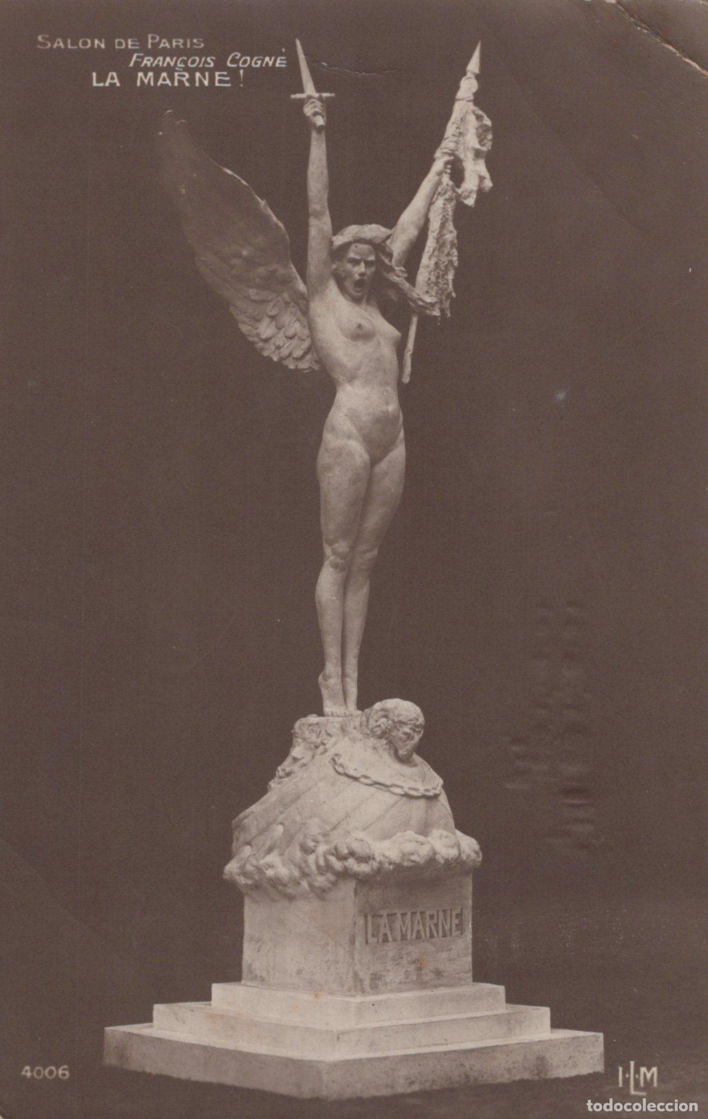 Postkarten: France Arc De Triomphe La Marne Sculpture By Francois Cogne Unposted *YBC917