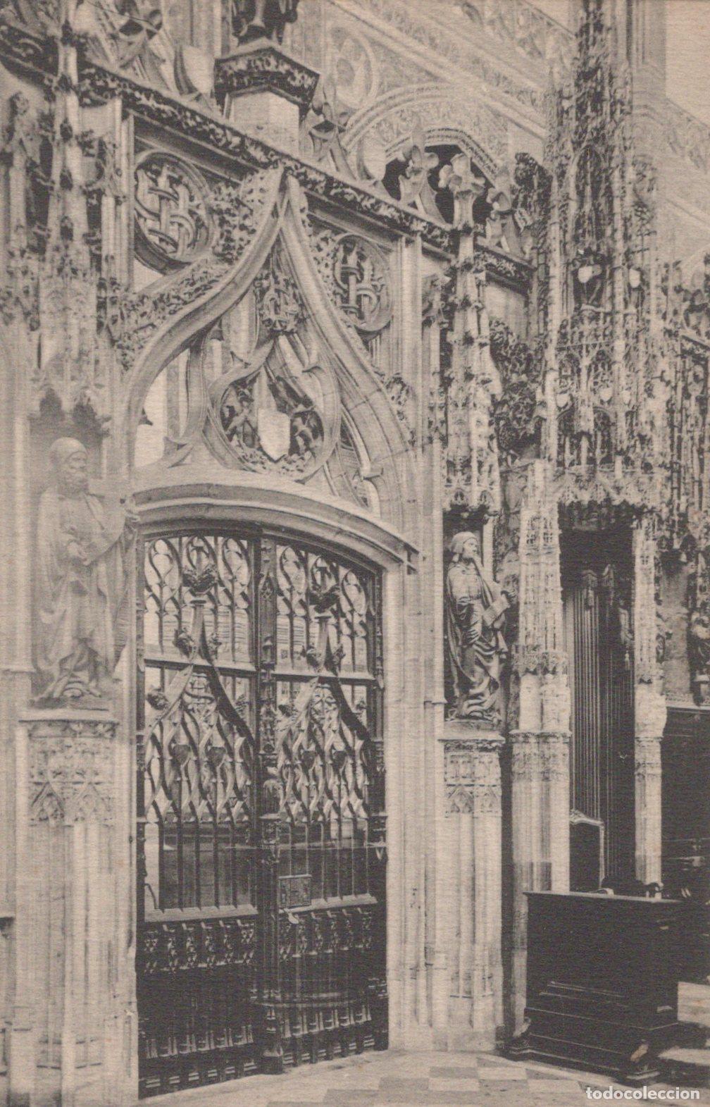 Postkarten: France Albi Cathedral Sainte Cecile Choir Door And Pulpit Unposted *YBC921