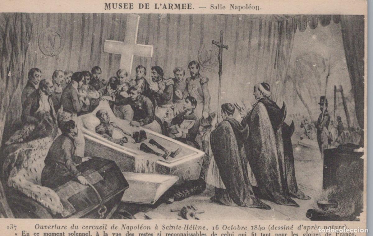 Cartoline: France Museums Opening Of Napoleon S Coffin In Saint Helena Unposted *YBC751