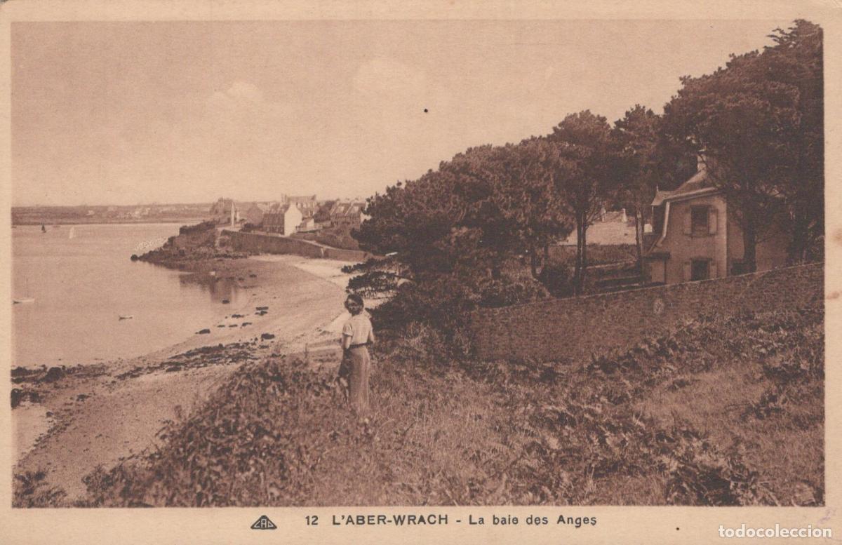 Cartoline: France Brittany L Aber Wrach The Bay Of Angels Brittany Unposted *YBC753
