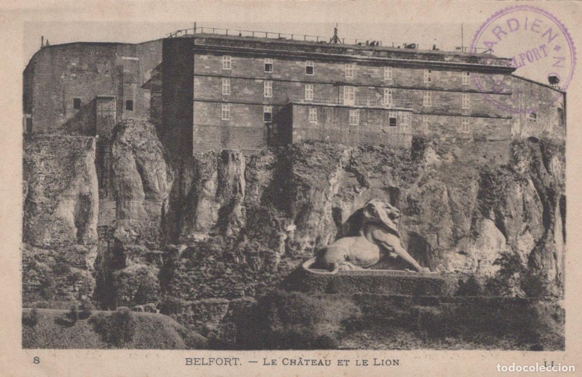 Cartoline: France Belfort The Castle And The Lion *YBC757