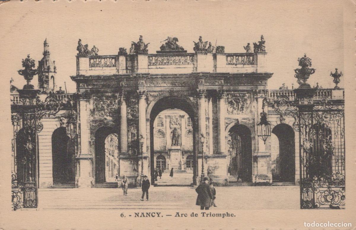 Cartoline: France Nancy Arc De Triomphe H&eacute;r&eacute; Arch Place Stanislas Unposted *YBC596