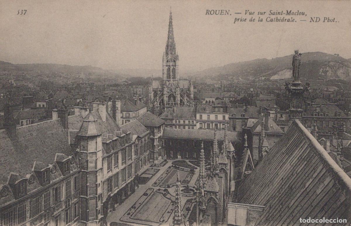 Cartoline: France Rouen View Of Saint Maclou Church Taken From The Unposted *YBC759