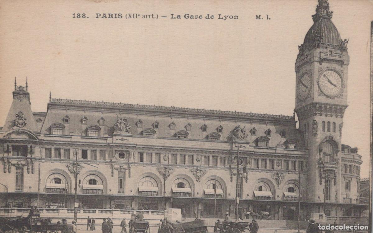 Postkarten: France Arc De Triomphe Paris Station De Lyon Railway Station Unposted *YBC767