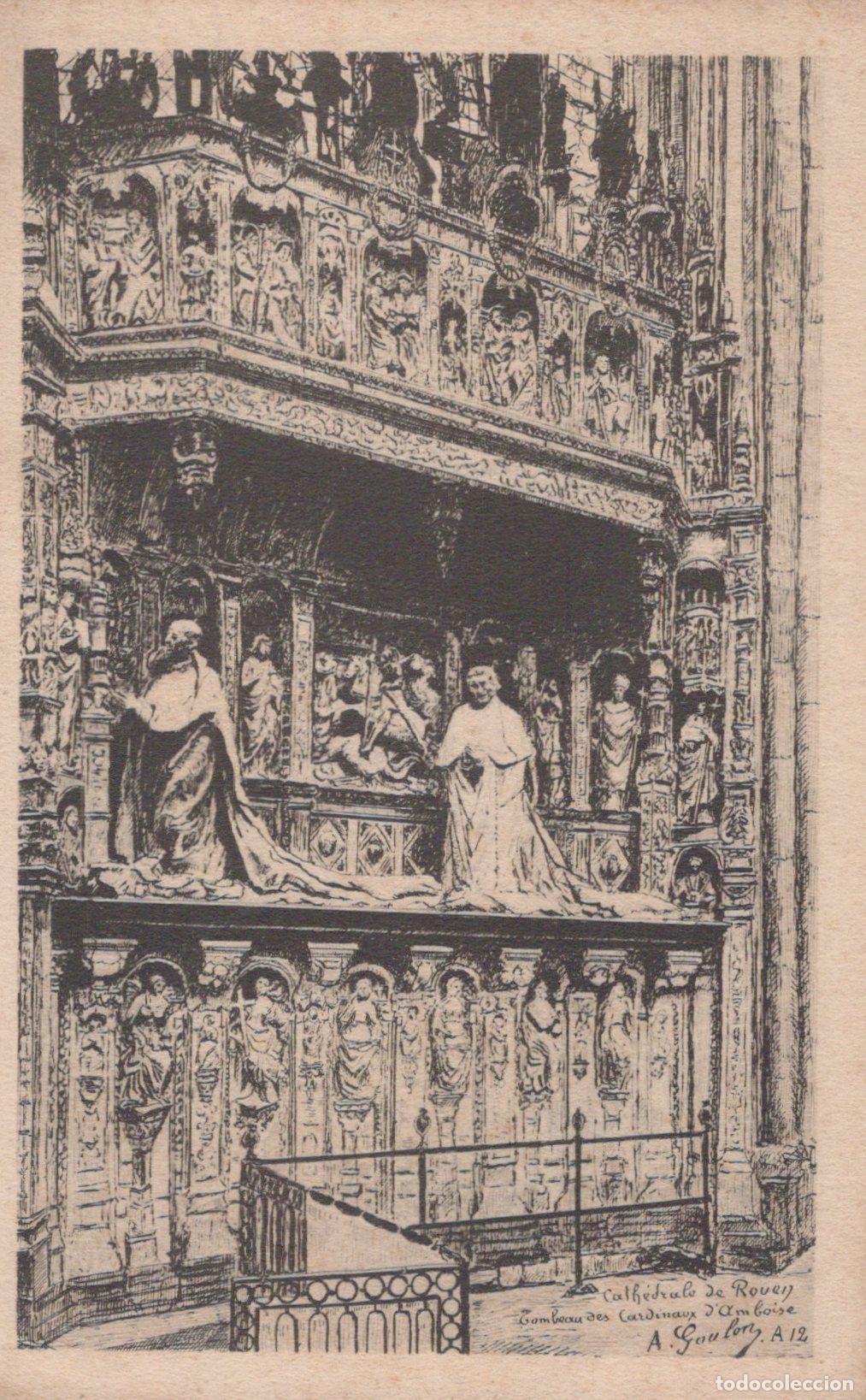 Postais: France Rouen Cathedral Tomb Of The Cardinals Of Amboise Unposted *YBC966