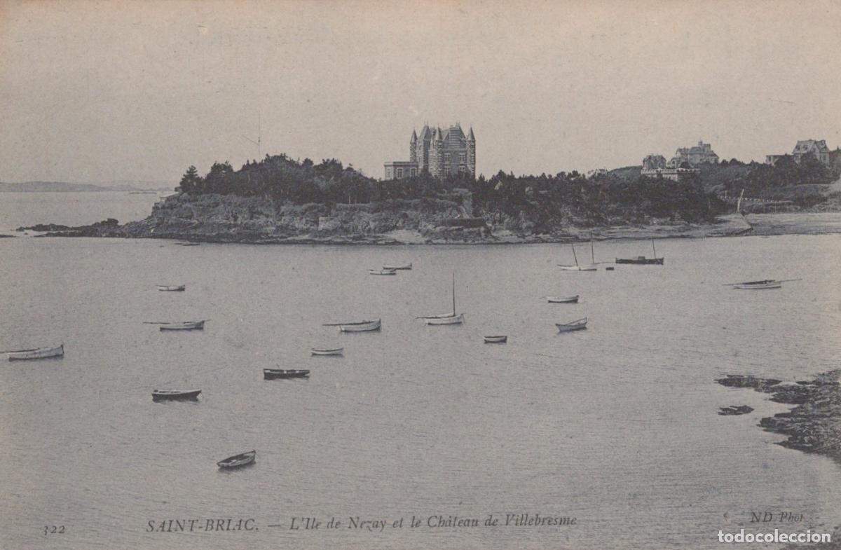 Cartes Postales: France Saint-Briac Briac Ile De Nezay And The Chateau De Unposted *YBC784