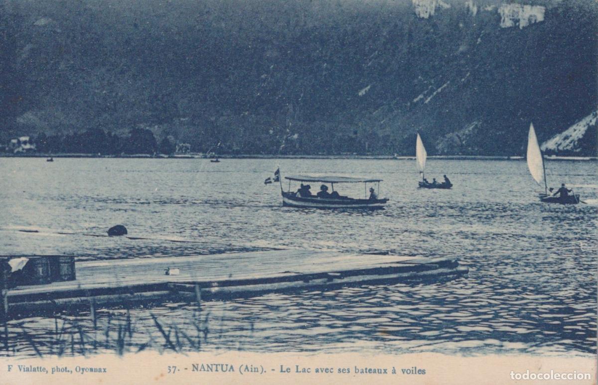 Cartes Postales: France Nantua Lake With Sailing Boats Ain Unposted *YBC788