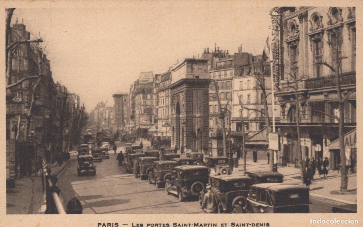 Cartes Postales: France Arc De Triomphe Paris The Porte Saint Martin And Porte Unposted *YBC657
