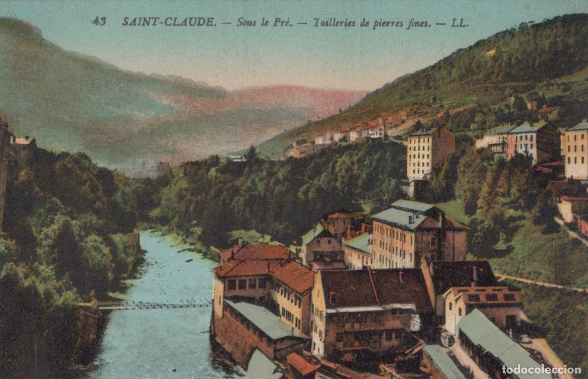 Postcards: France Saint Claude Under Le Pre Fine Stone Cutting Workshops Unposted *YBC800