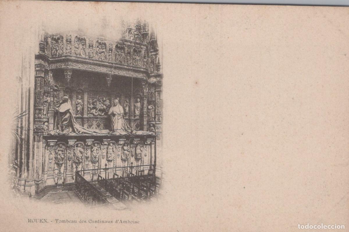 Postkarten: France Rouen Cathedral Tomb Of The Cardinals Of Amboise Unposted *YBC802