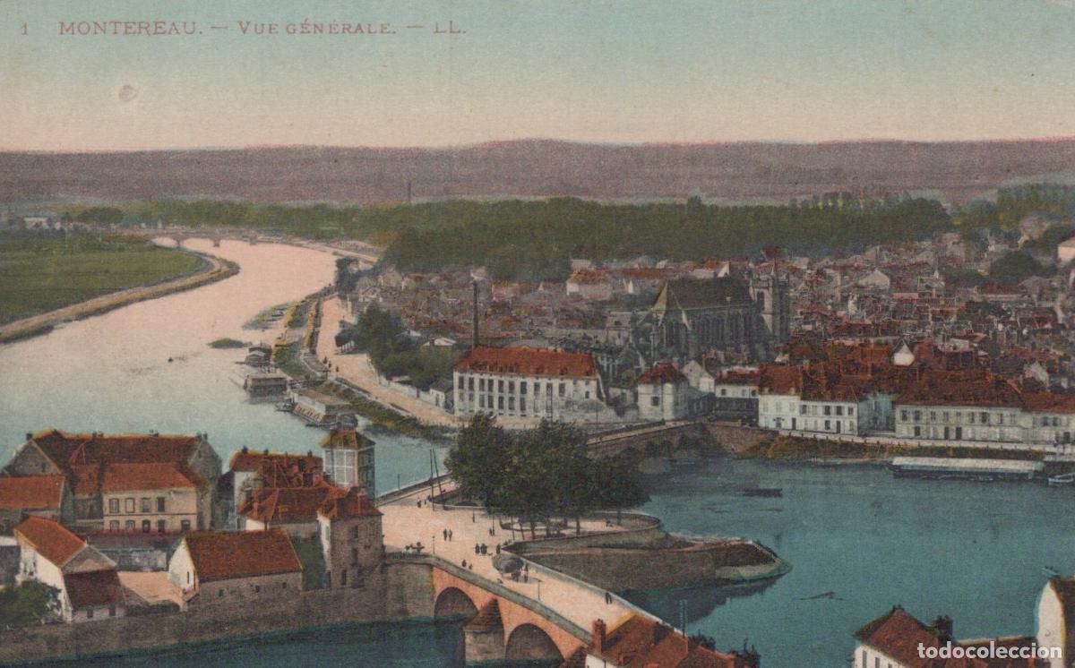Postcards: France Montereau General View Of The Town Of Unposted *YBC694