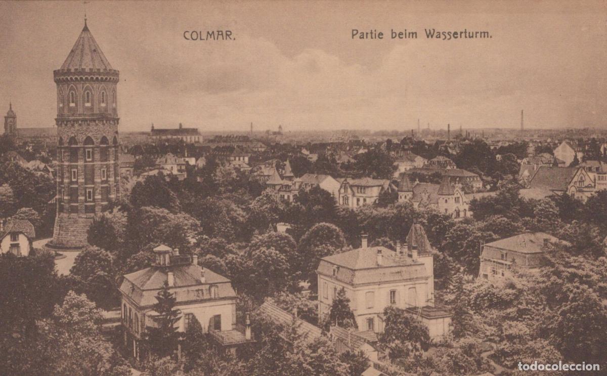 Postais: France Colmar View Of The Water Tower And Cityscape Unposted *YBC812