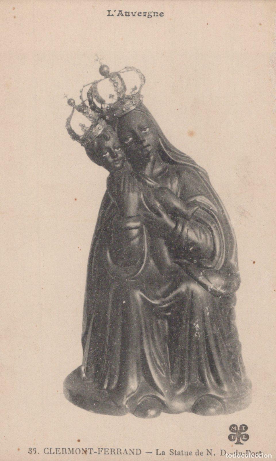 Postais: France Clermont Ferrand The Statue Of Notre Dame Du Port Unposted *YBC870