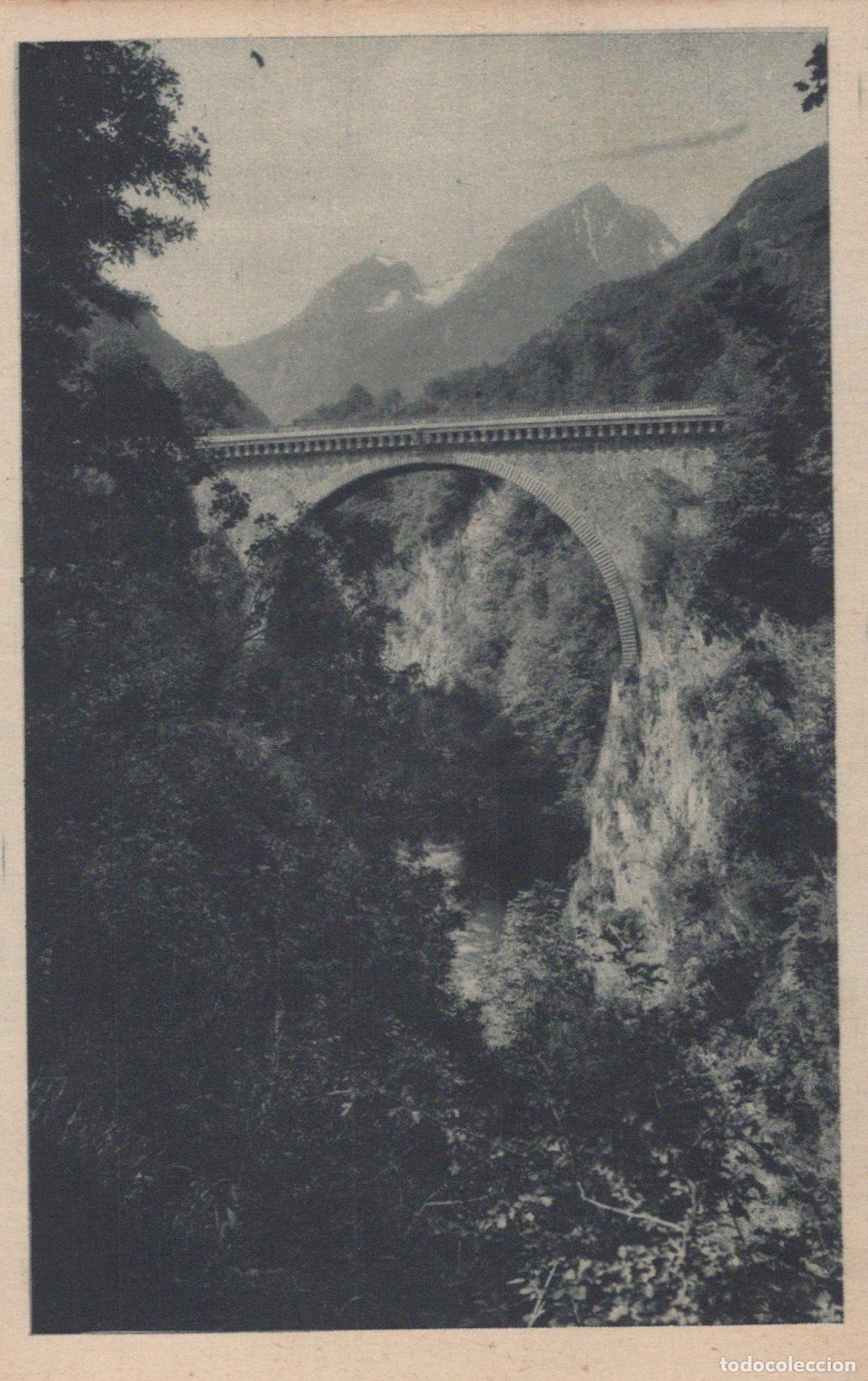 Postais: France Saint Sauveur Napoleon Bridge In Pyrenees Mountains Unposted *YBC866