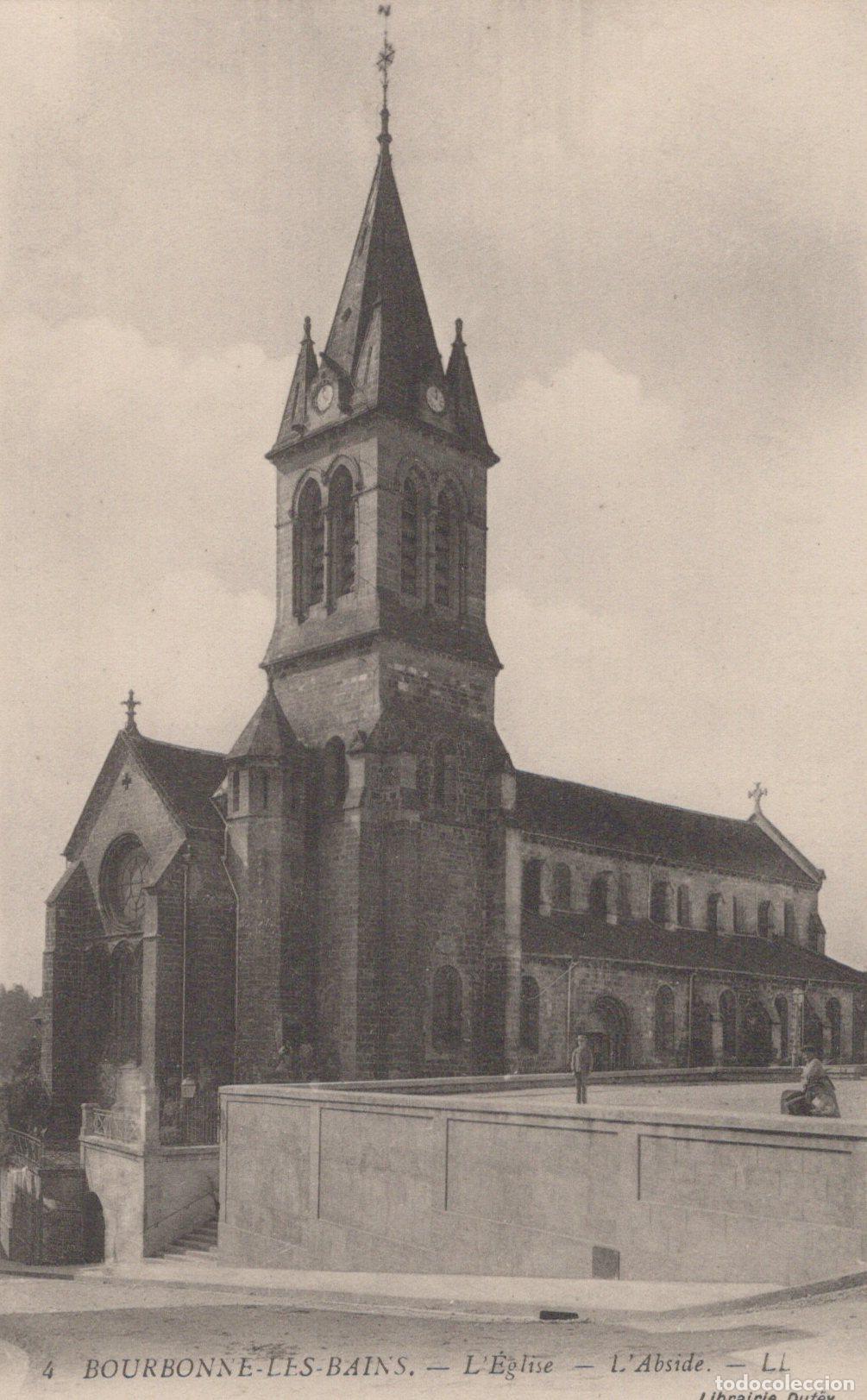 Postais: France Bourbonne Les Bains The Church The Apse Unposted *YBC880