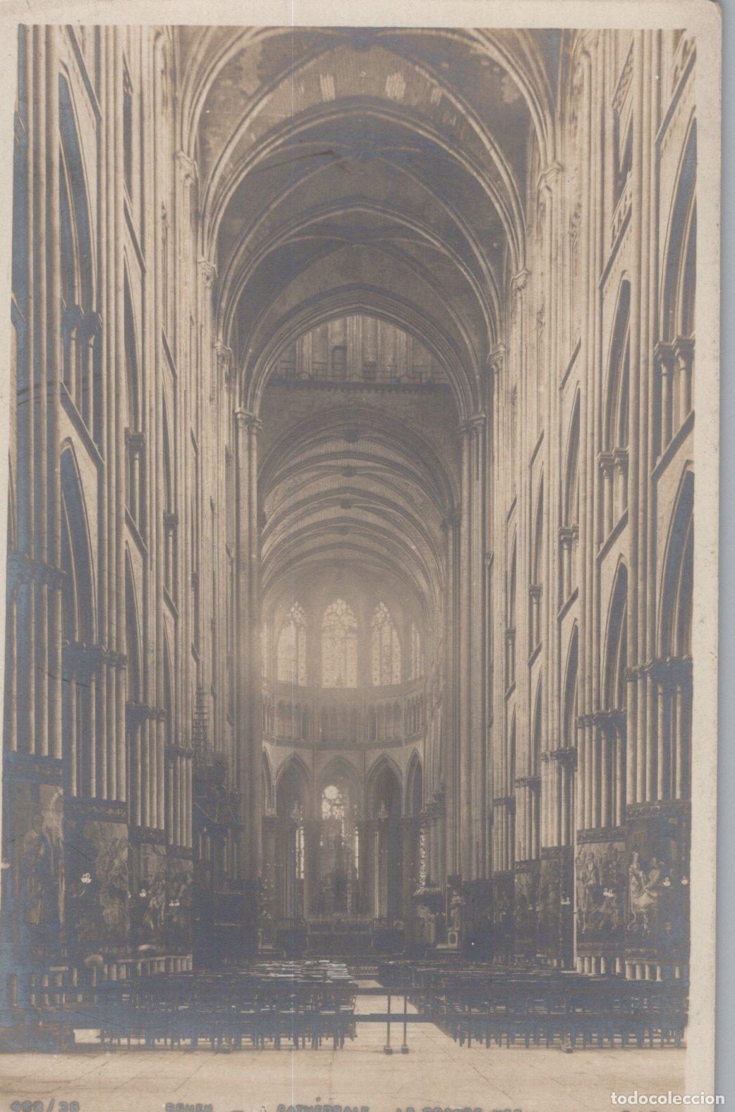 Postais: France Rouen Cathedral Interior View Normandy Unposted *YBC888