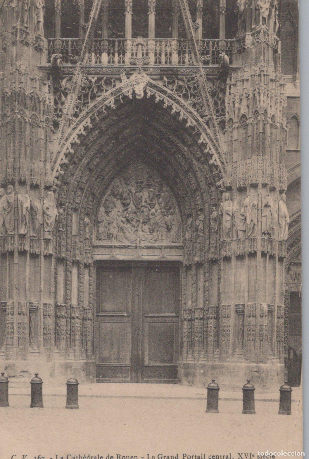 Postais: France Rouen Cathedral Central Portal 16th Century Unposted *YBC941