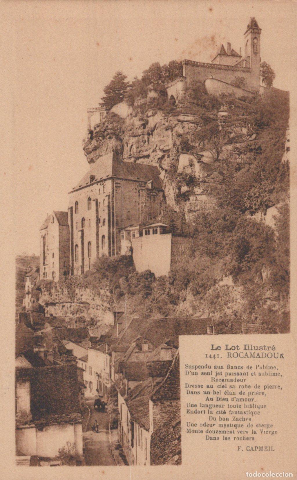 Postais: France Rocamadour Village And Sanctuary Built Into The Unposted *YBC894