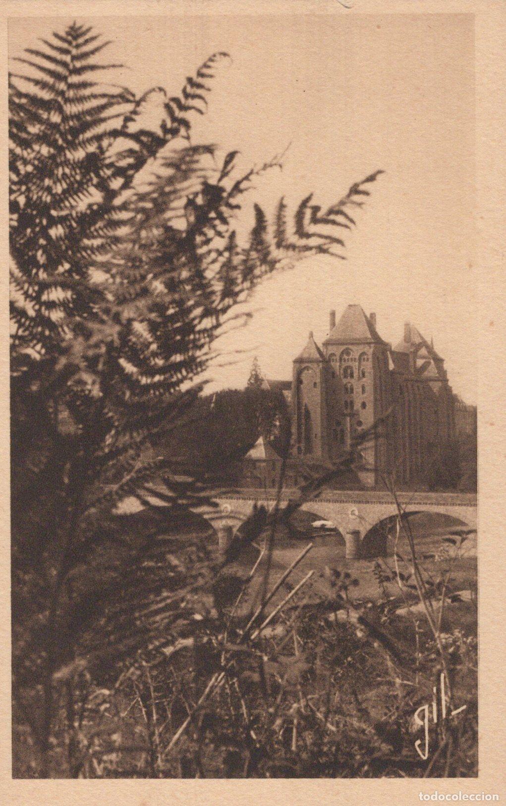 Postais: France Solesmes Abbey And Bridge Over The Sarthe River Unposted *YBC972
