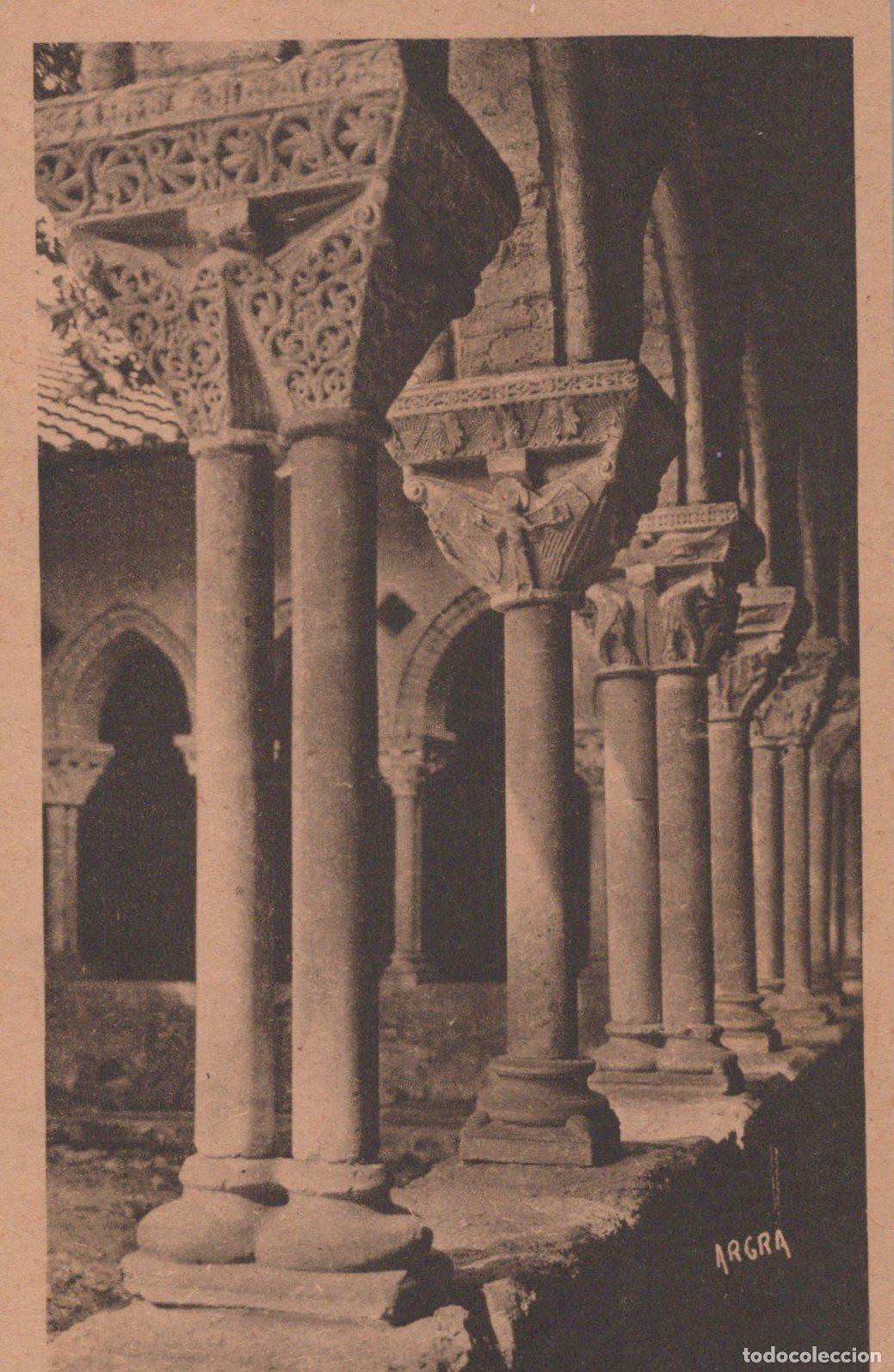 Postales: France Moissac Abbey Cloister Detail 11th Century Romanesque Unposted *YBC986