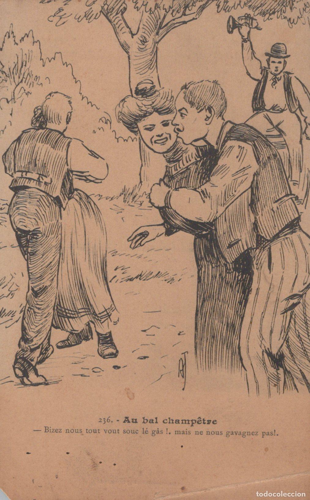 Postales: France Ruffec Au Bal Champetre French Rural Dance Scene Unposted *YBC918