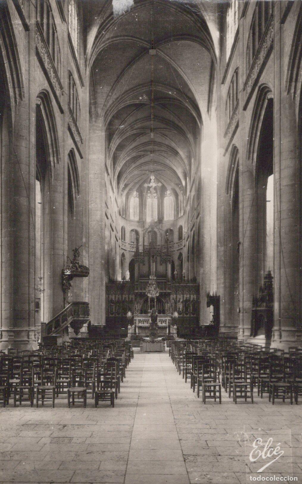 Postales: France Auch Interior Of The Cathedral Of Gers Unposted *YBC920