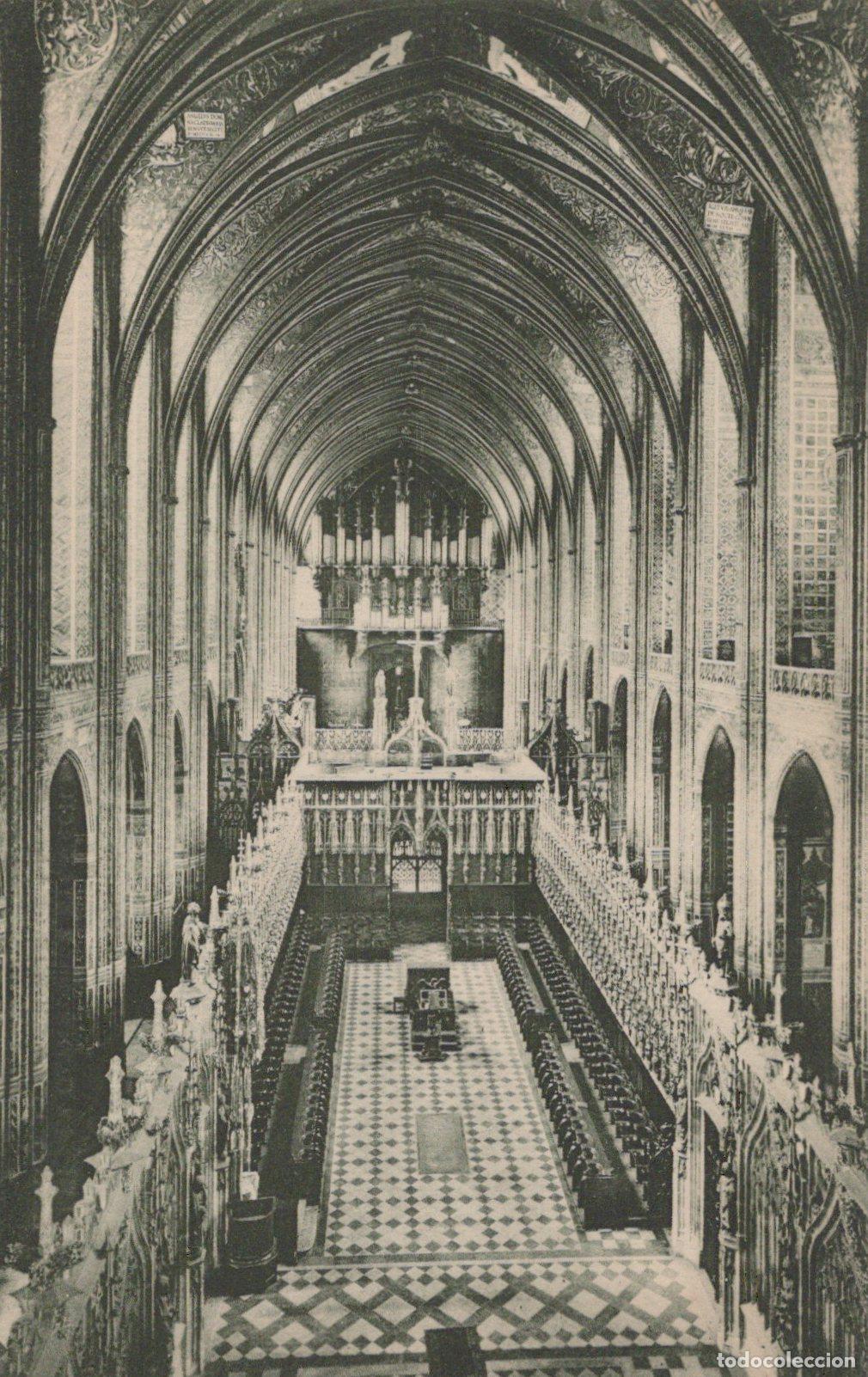 Postales: France Albi Cathedral Saint Cecile Interior View Unposted *YBC922