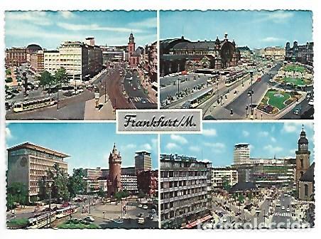 Postales: 4 VISTAS DE FRANKFURT / ALEMANIA