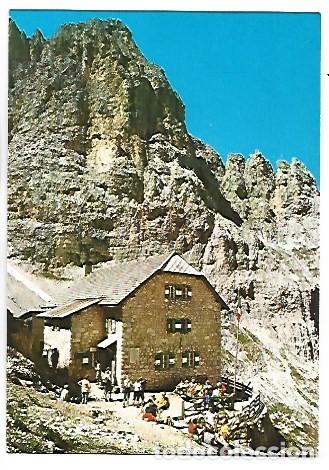 Postales: RIFUGIO &rdquo; VICENZA &rdquo; AL SASSOLONGO/ SASSO PIATTO.- DOLOMITEN.- LANGKOFEL / ITALIA