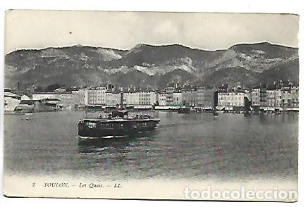 Postales: LES QUAIS.- TOULON / FRANCIA