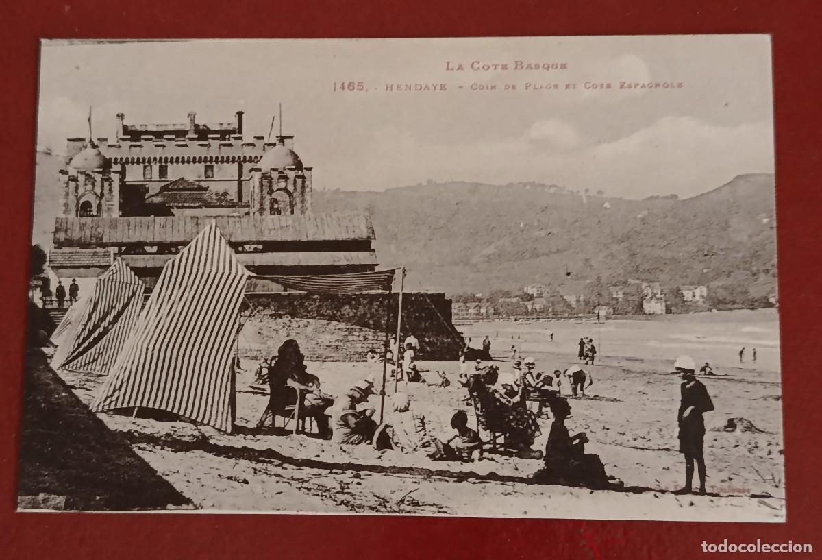 Postales: PLAYA DE HENDAYA - LA COTE BASQUE - FRANCIA 1930