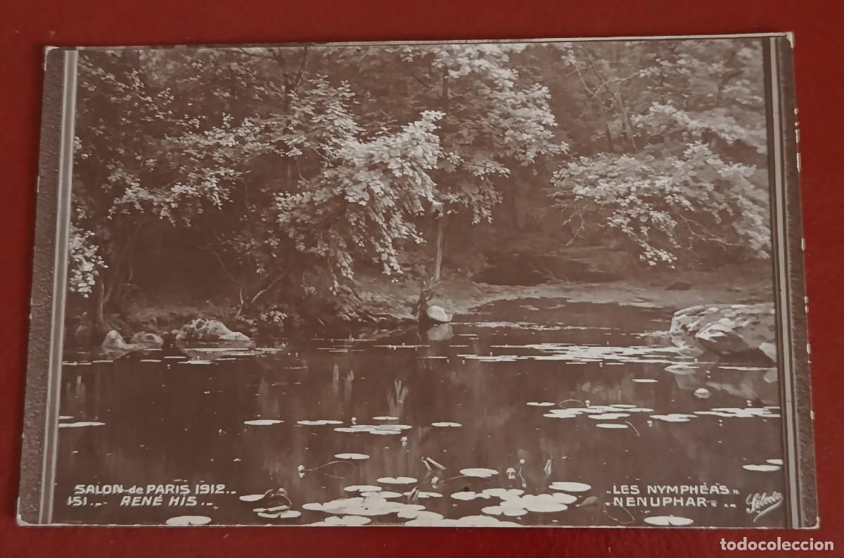 Postales: NENUFARES - RENE HIS - SALON DE PARIS 1912 - FRANCIA