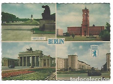 Postales: 4 VISTAS DE BERLIN / ALEMANIA