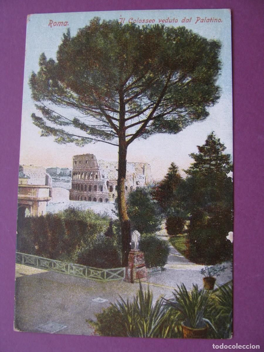 Postales: ANTIGUA POSTAL DE ITALIA. ROMA. IL COLOSSEO VEDUTO DAL PALATINO. ED. E. RICHTER.
