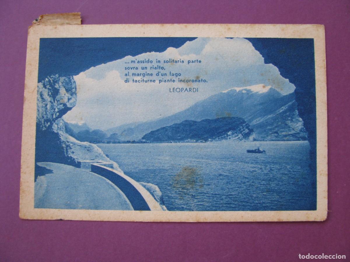 Postales: POSTAL DE ITALIA. LAGO DI GARDA. CIRCULADA 1952