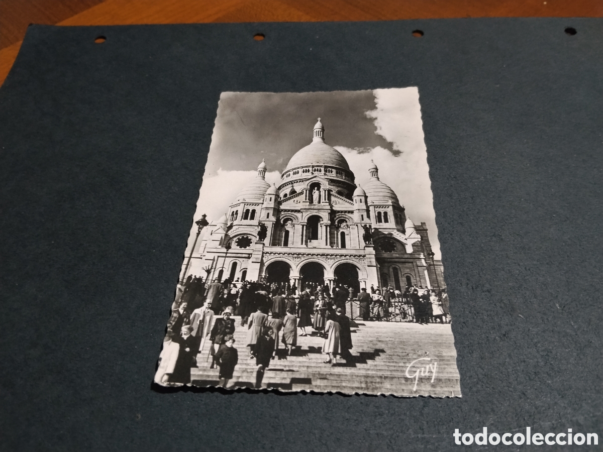 Postales: Postal antigua Paris bas&iacute;lica Sacre Coeur