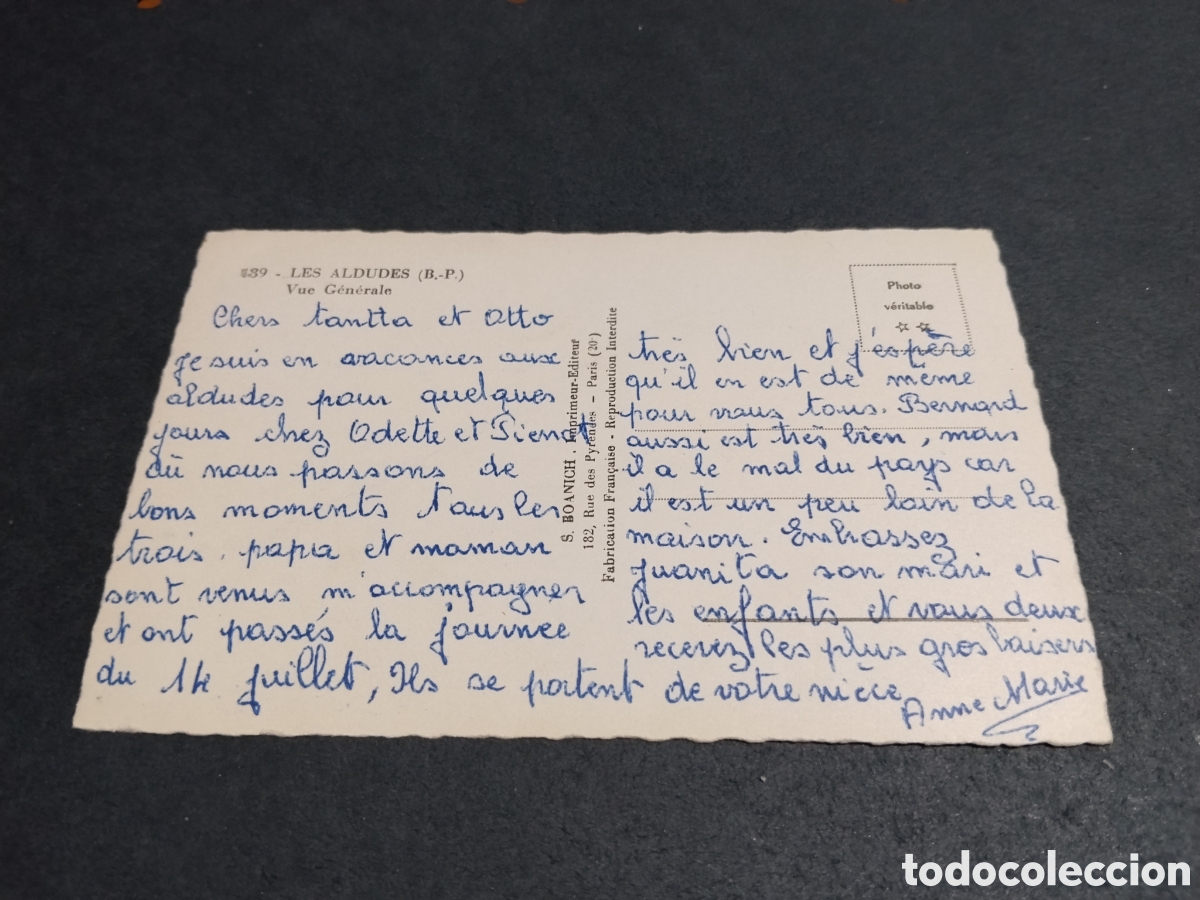 Postales: Postal Les Aldudes....... - Foto 2